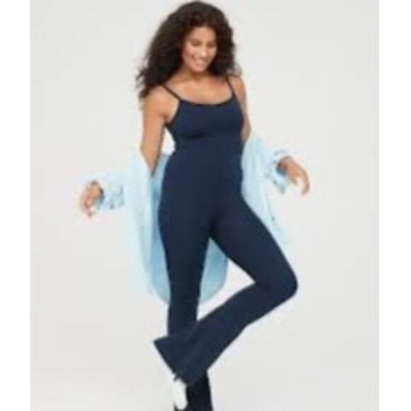 OFFLINE By Aerie Real Me XTRA Flare Jumpsuit Size XL - Picture 1 of 16